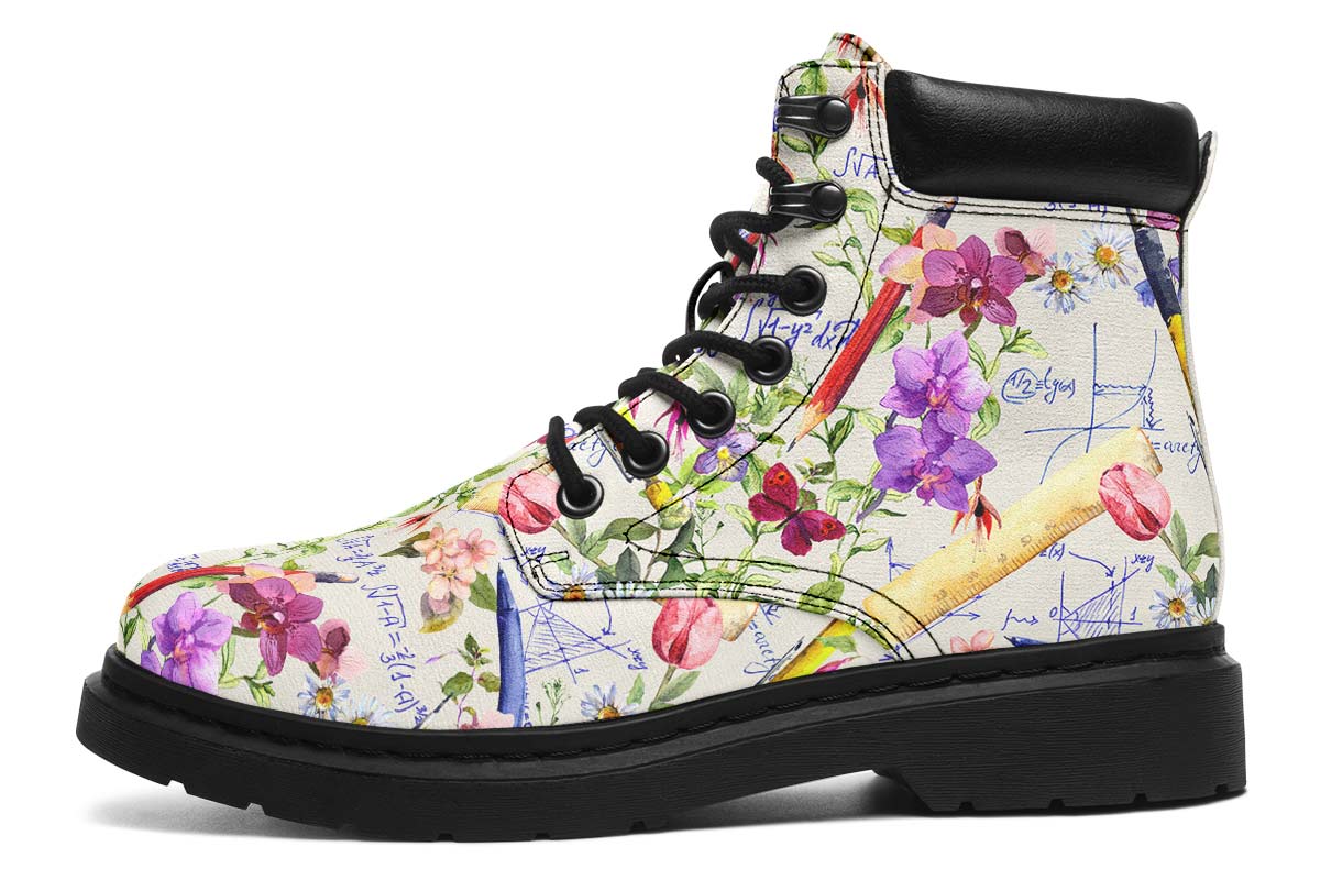 Floral Math Classic Vibe Boots