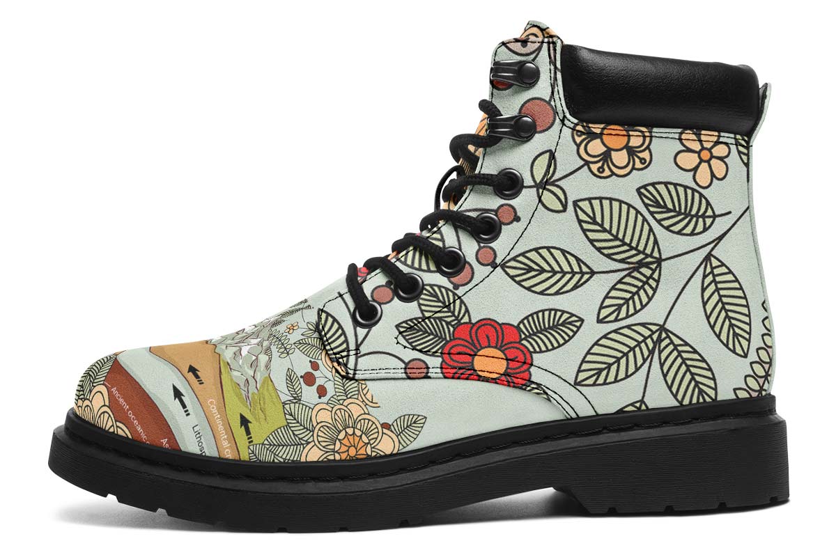 Floral Mountain Range Classic Vibe Boots