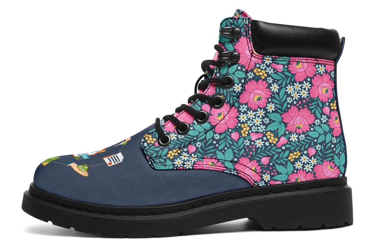 Floral Real Estate Classic Vibe Boots