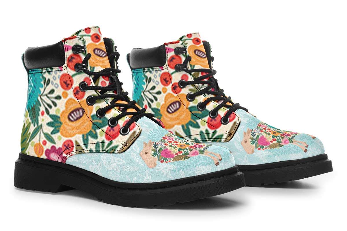 Floral Sheep Classic Vibe Boots