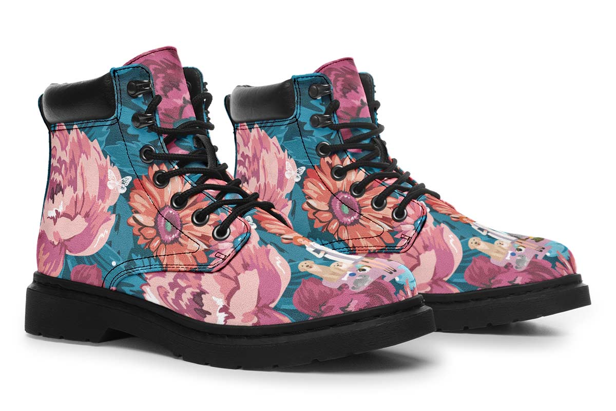 Floral Veterinarian Classic Vibe Boots