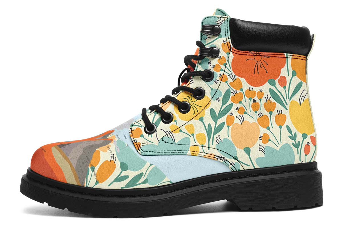 Floral Volcano Classic Vibe Boots