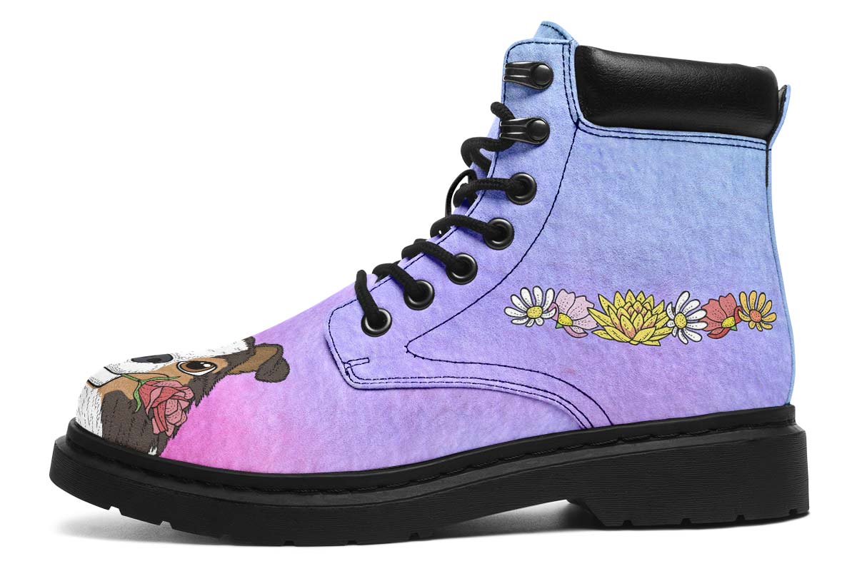 Fun Floral Sheltie Classic Vibe Boots