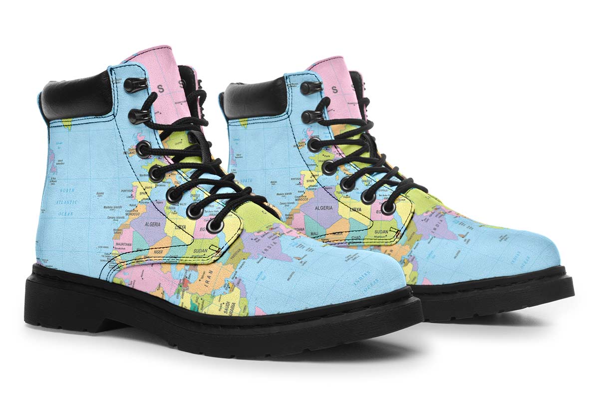 Geography Globe Classic Vibe Boots