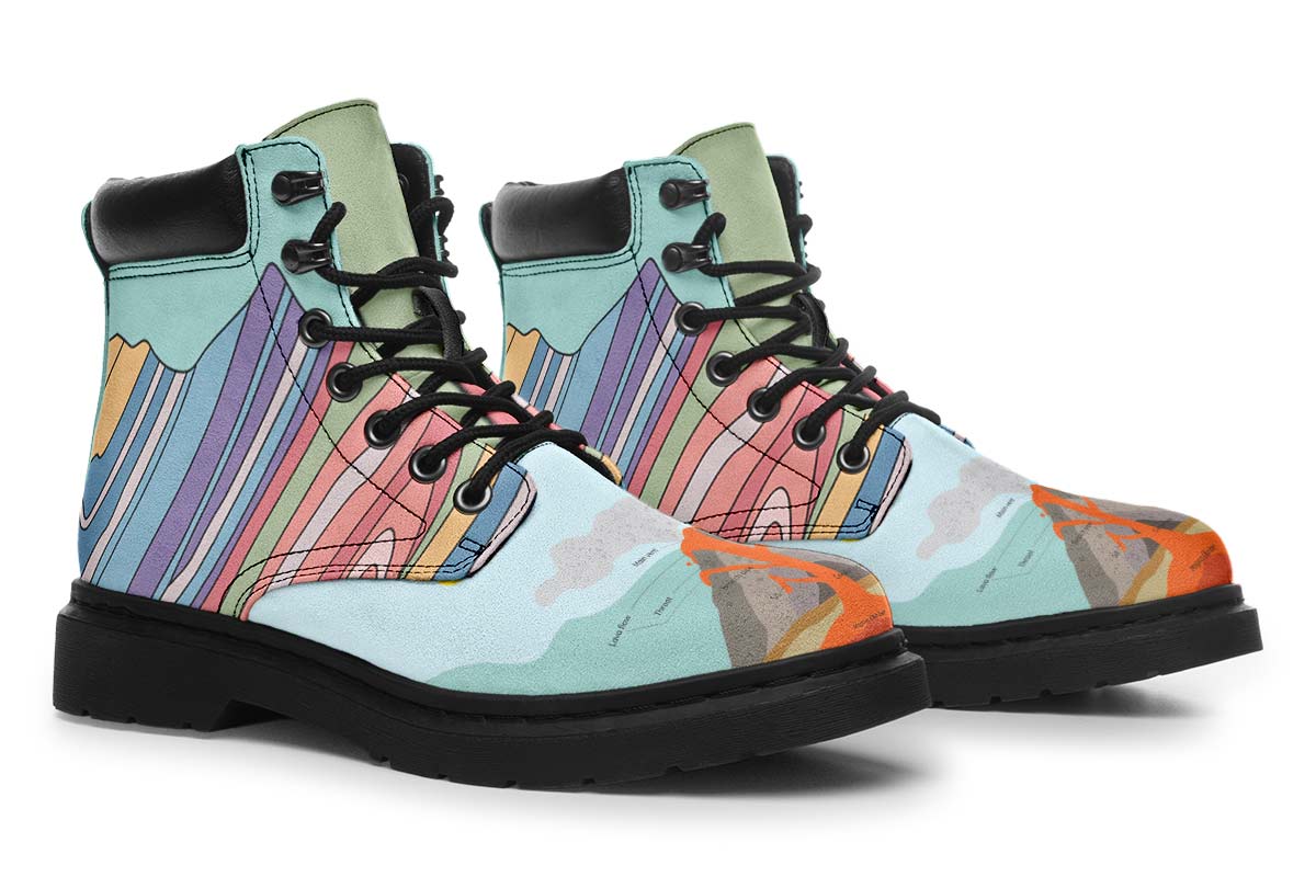 Geology Diagram Classic Vibe Boots