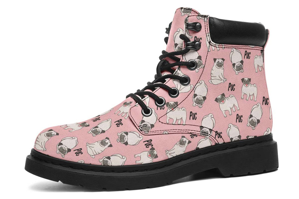 Goofy Pug Classic Vibe Boots