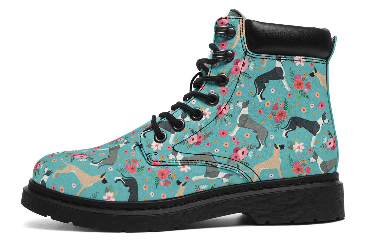 Great Dane Flower Classic Vibe Boots