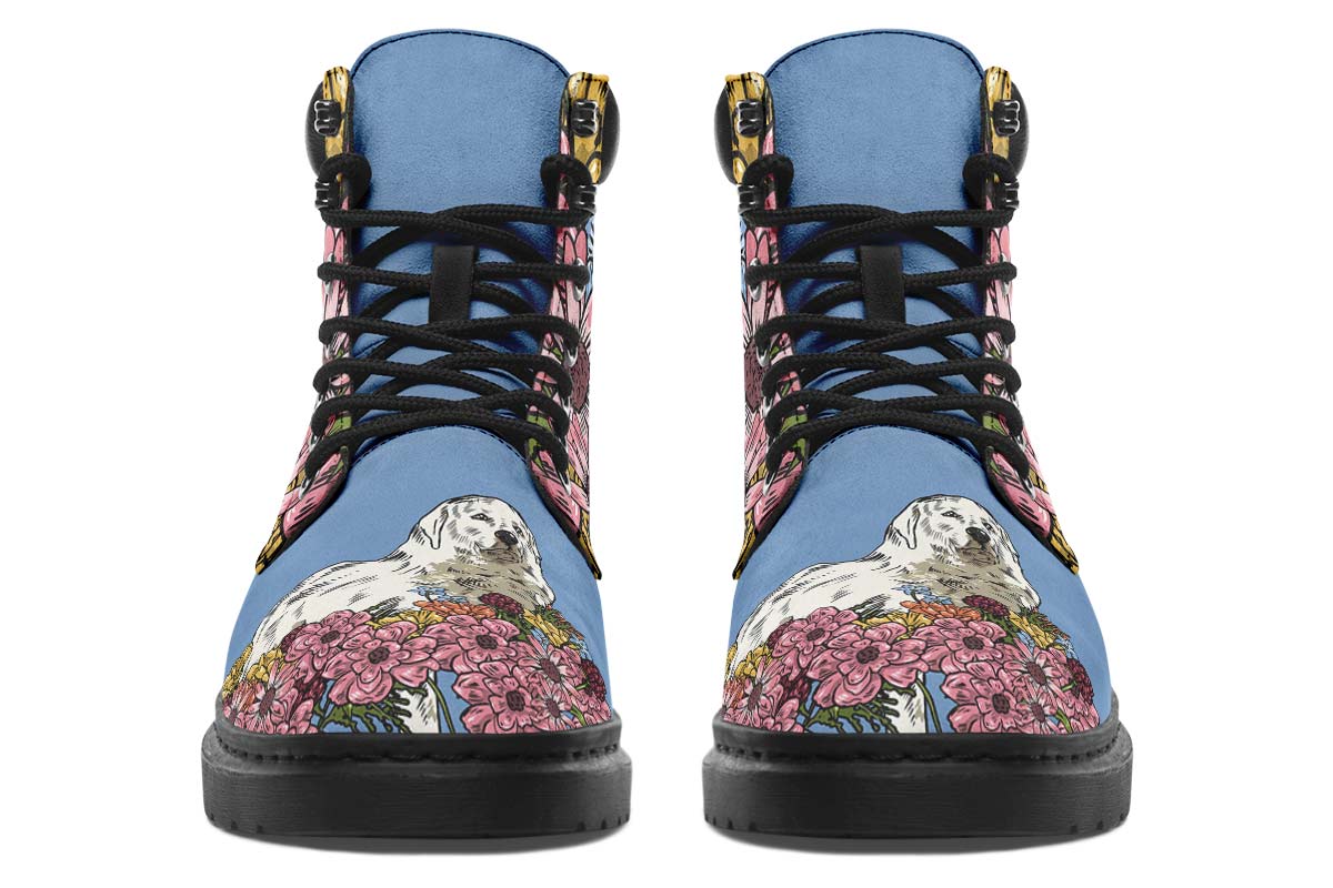Illustrated Great Pyrenees Classic Vibe Boots