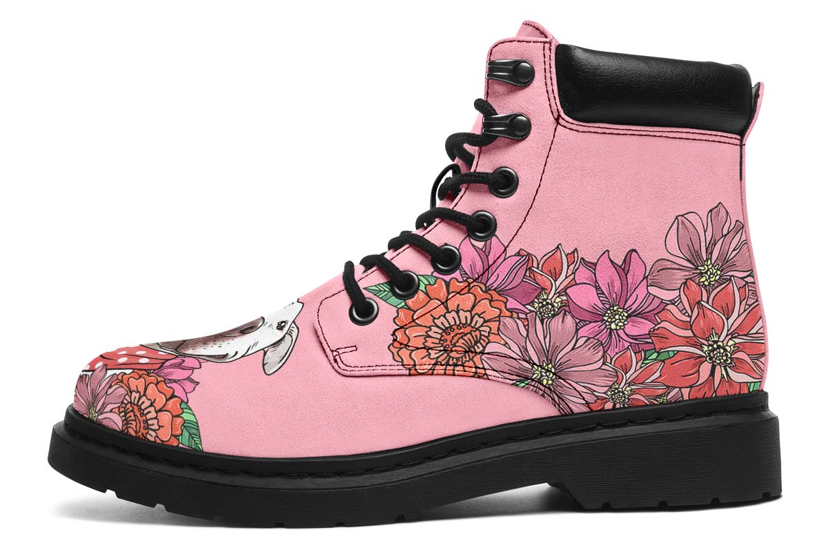 Illustrated Pit Bull Classic Vibe Boots
