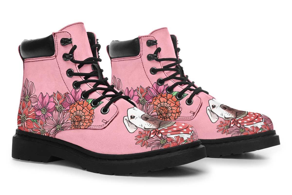 Illustrated Pit Bull Classic Vibe Boots