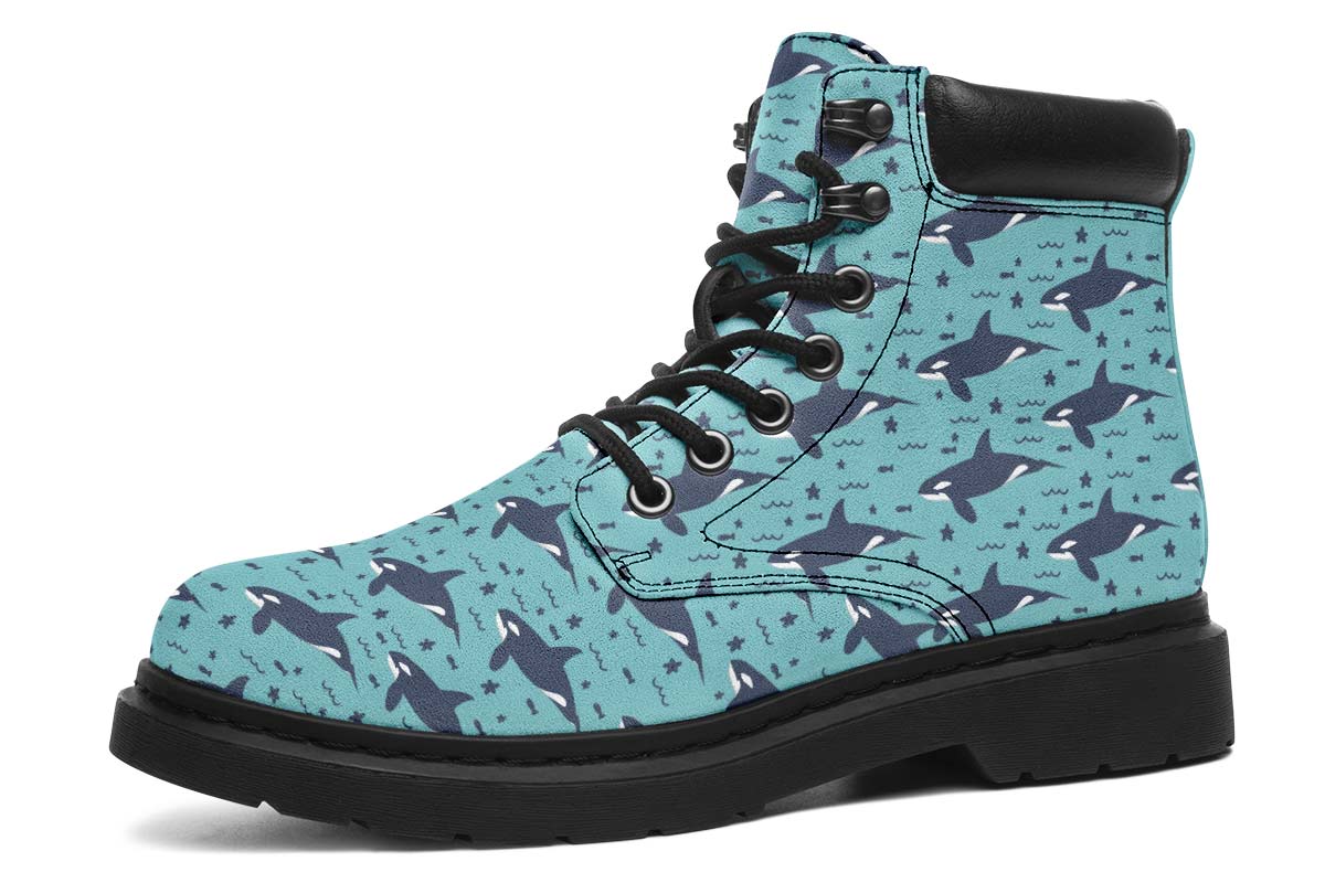 Orca Pattern Classic Vibe Boots