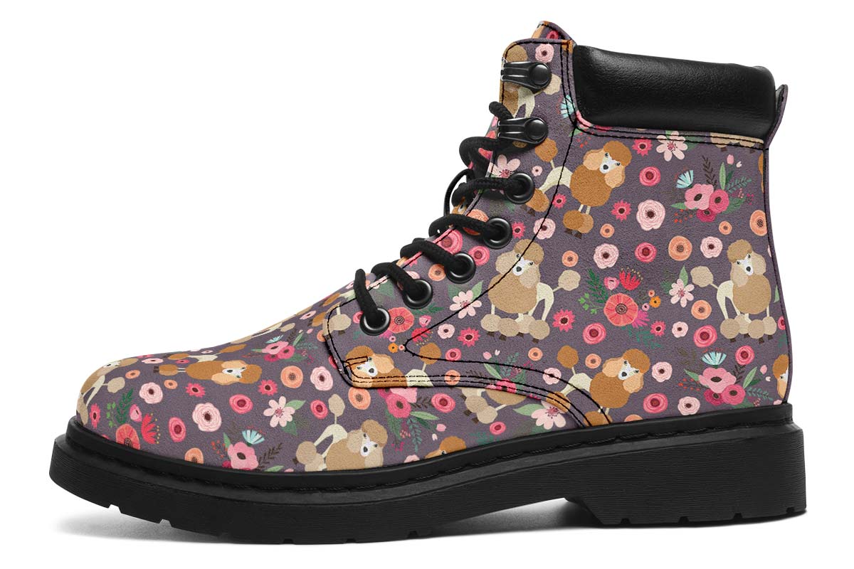 Poodle Flower Classic Vibe Boots