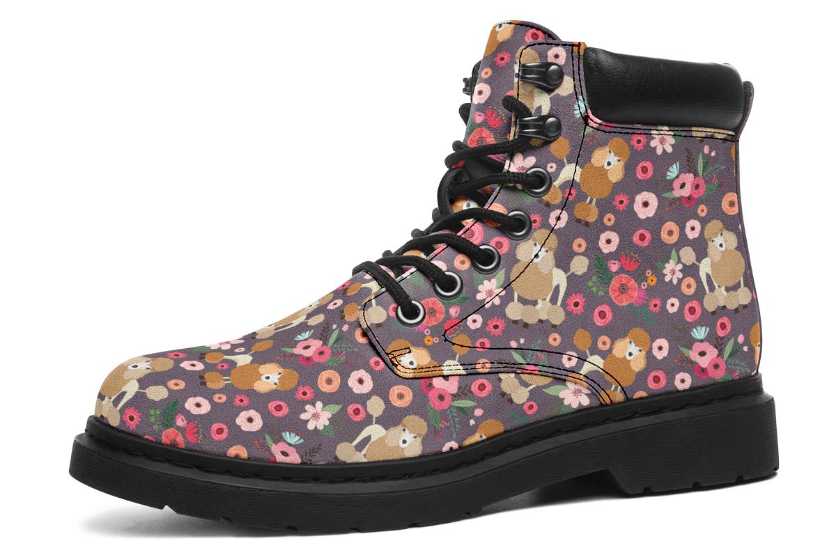 Poodle Flower Classic Vibe Boots