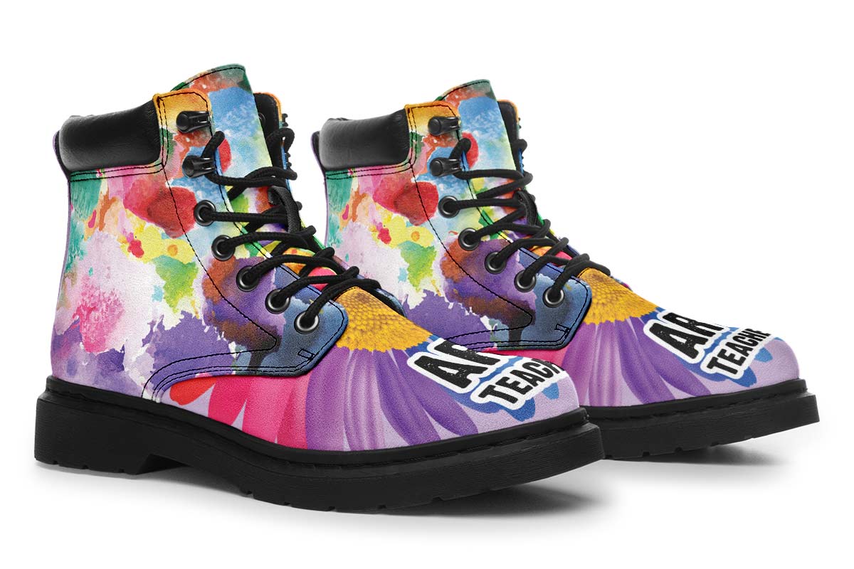 Rainbow Teacher Classic Vibe Boots