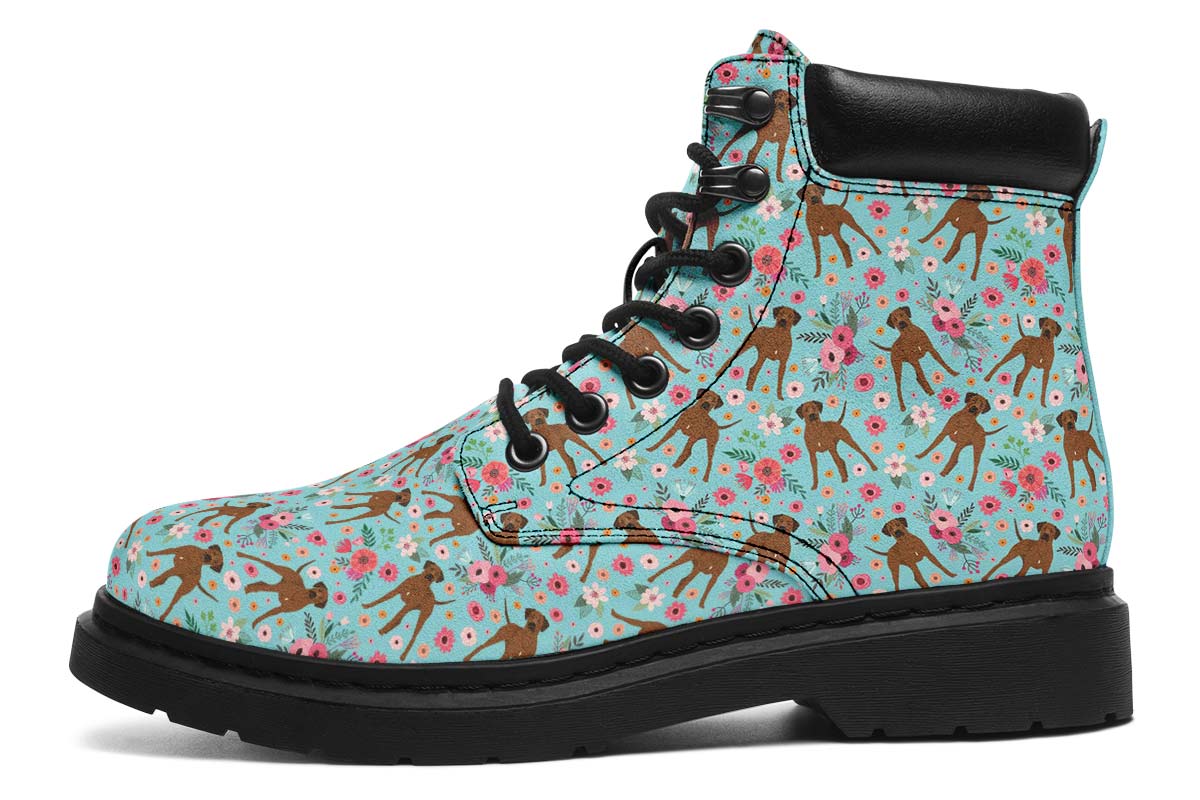 Rhodesian Ridgeback Flower Classic Vibe Boots