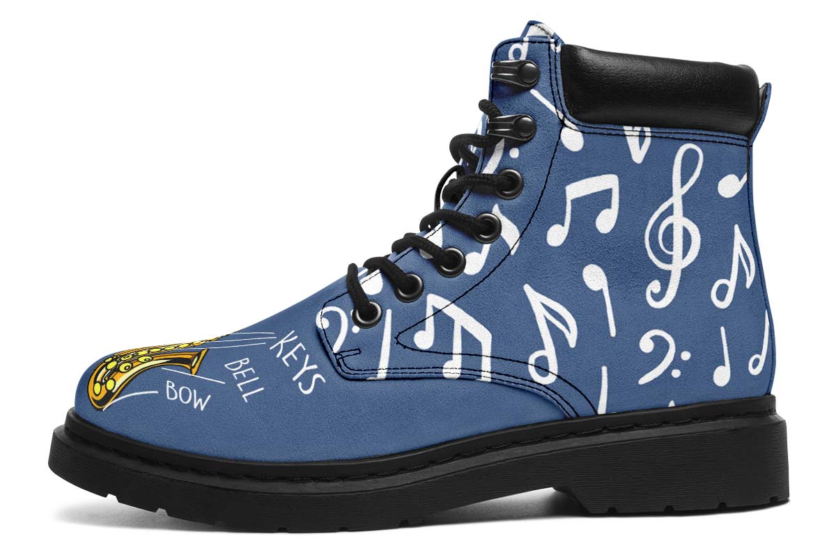 Saxophone Diagram Classic Vibe Boots