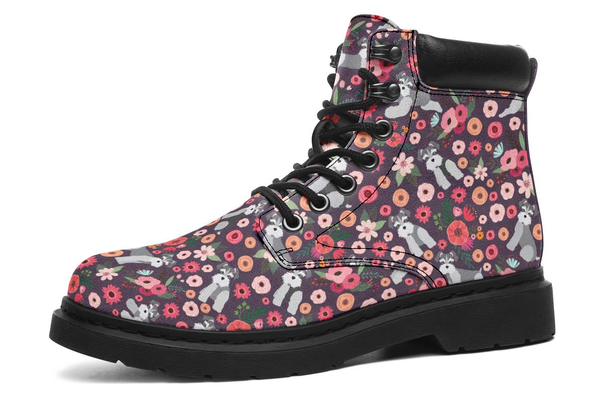 Schnauzer Flower Classic Vibe Boots