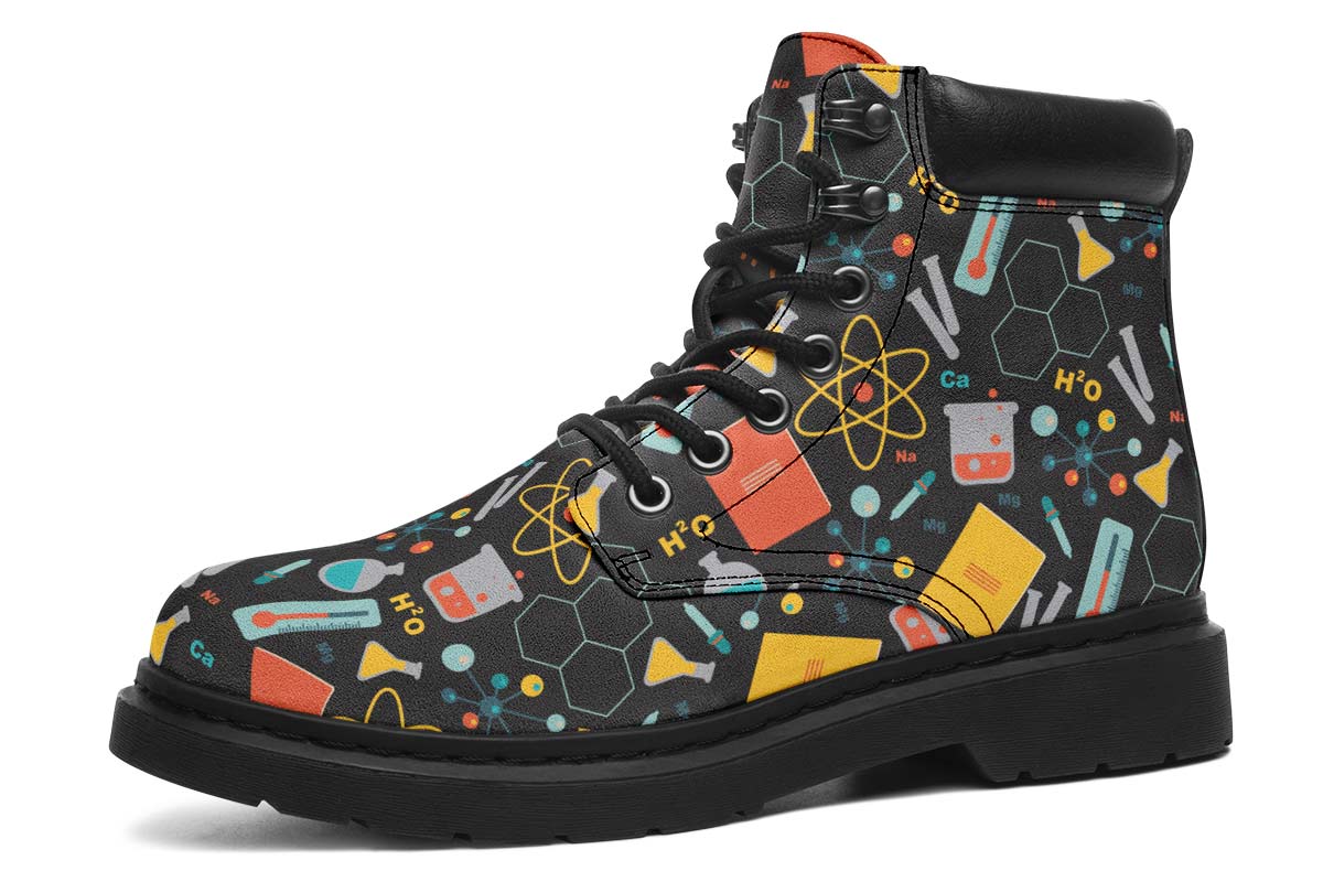 Scientist Pattern Classic Vibe Boots