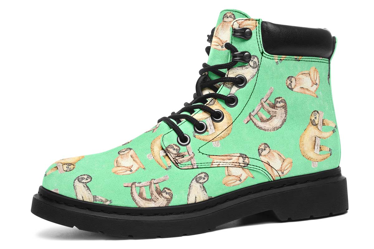 Sloth Pattern Classic Vibe Boots