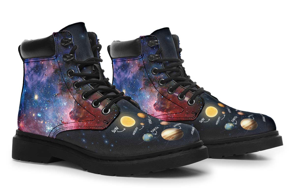 Solar System Diagram Classic Vibe Boots