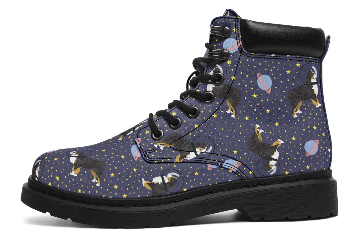 Space Bernese Mountain Dog Classic Vibe Boots