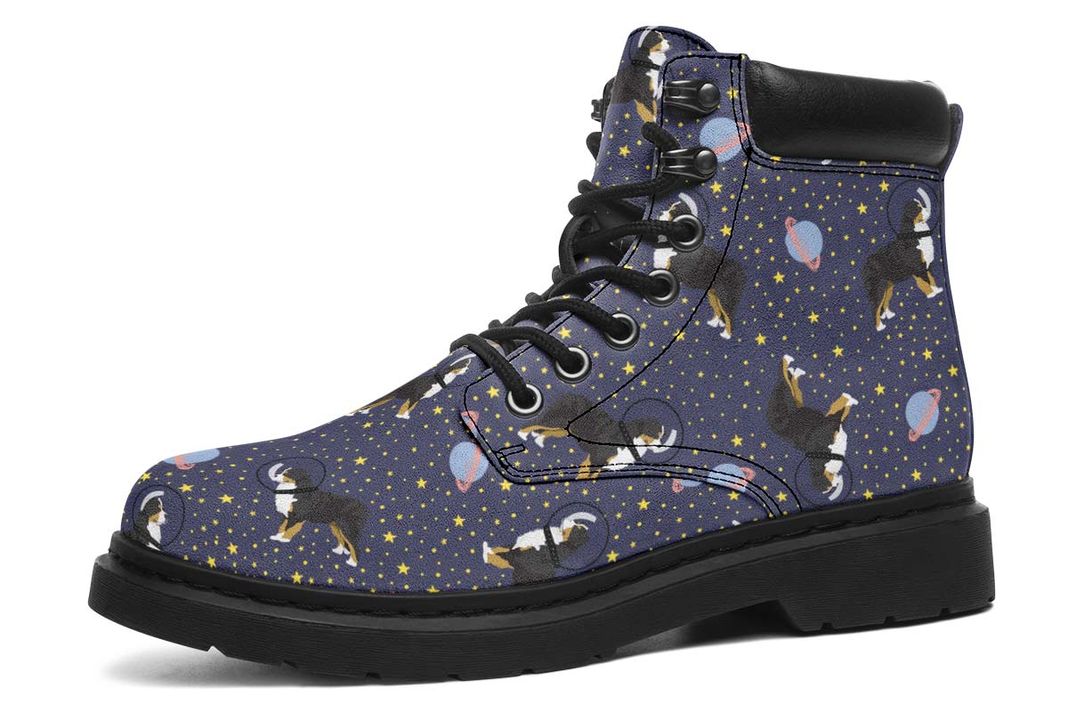 Space Bernese Mountain Dog Classic Vibe Boots