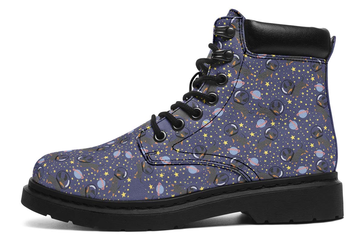 Space Black Dachshund Classic Vibe Boots