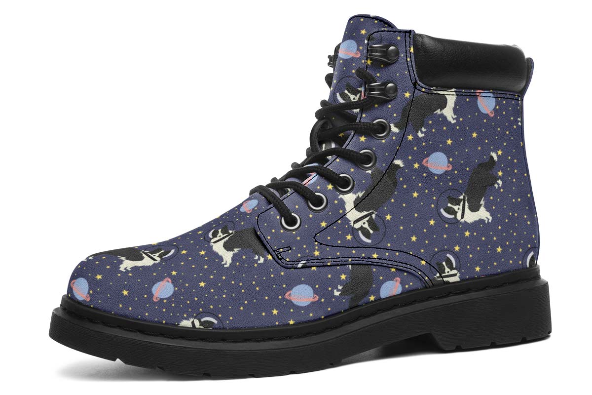 Space Border Collie Classic Vibe Boots