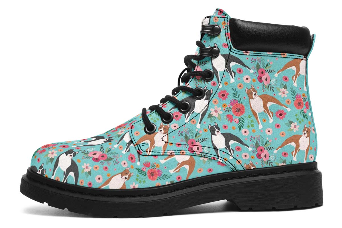 Staffordshire Terrier Flower Classic Vibe Boots