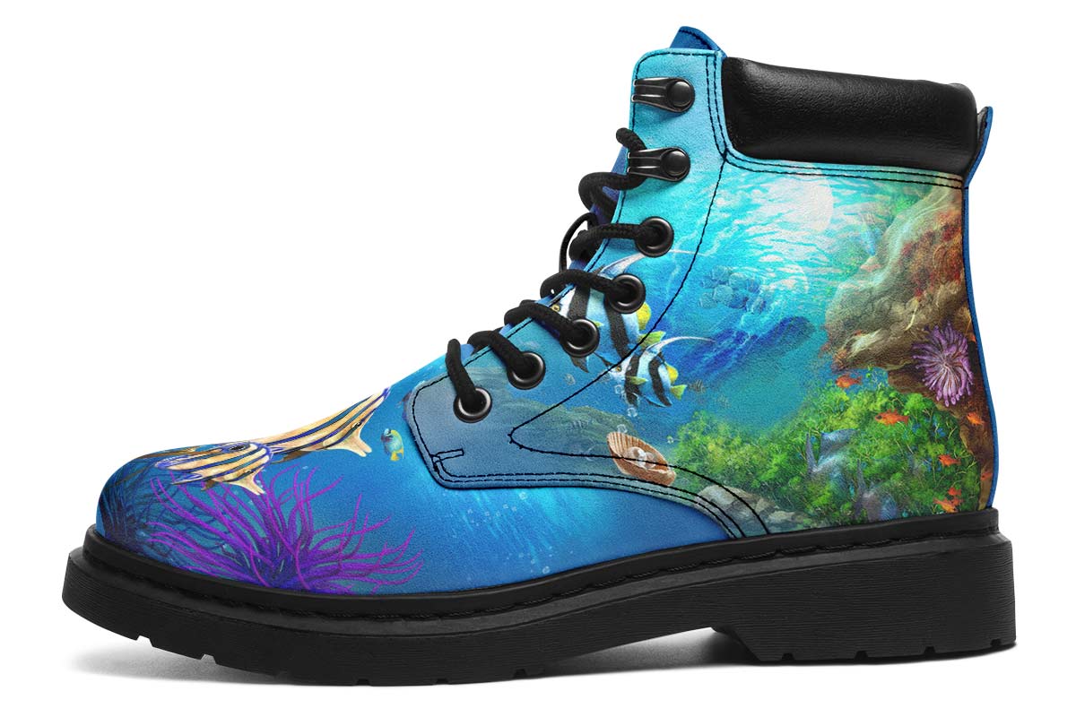 Tropical Ocean Classic Vibe Boots