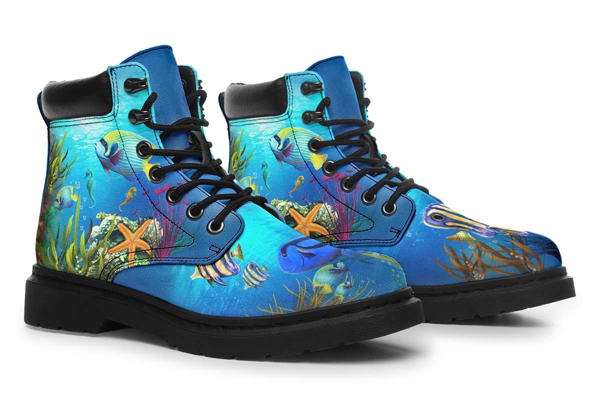 Tropical Ocean Classic Vibe Boots