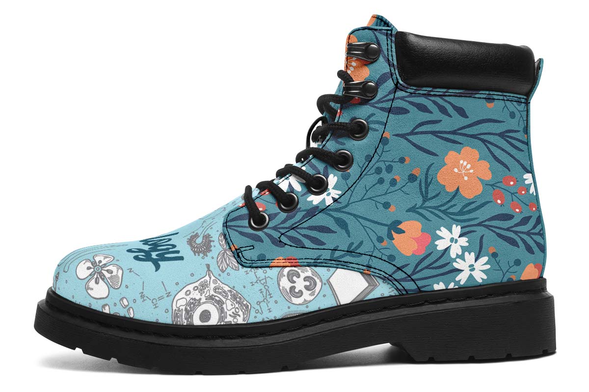 Vintage Floral Biology Classic Vibe Boots