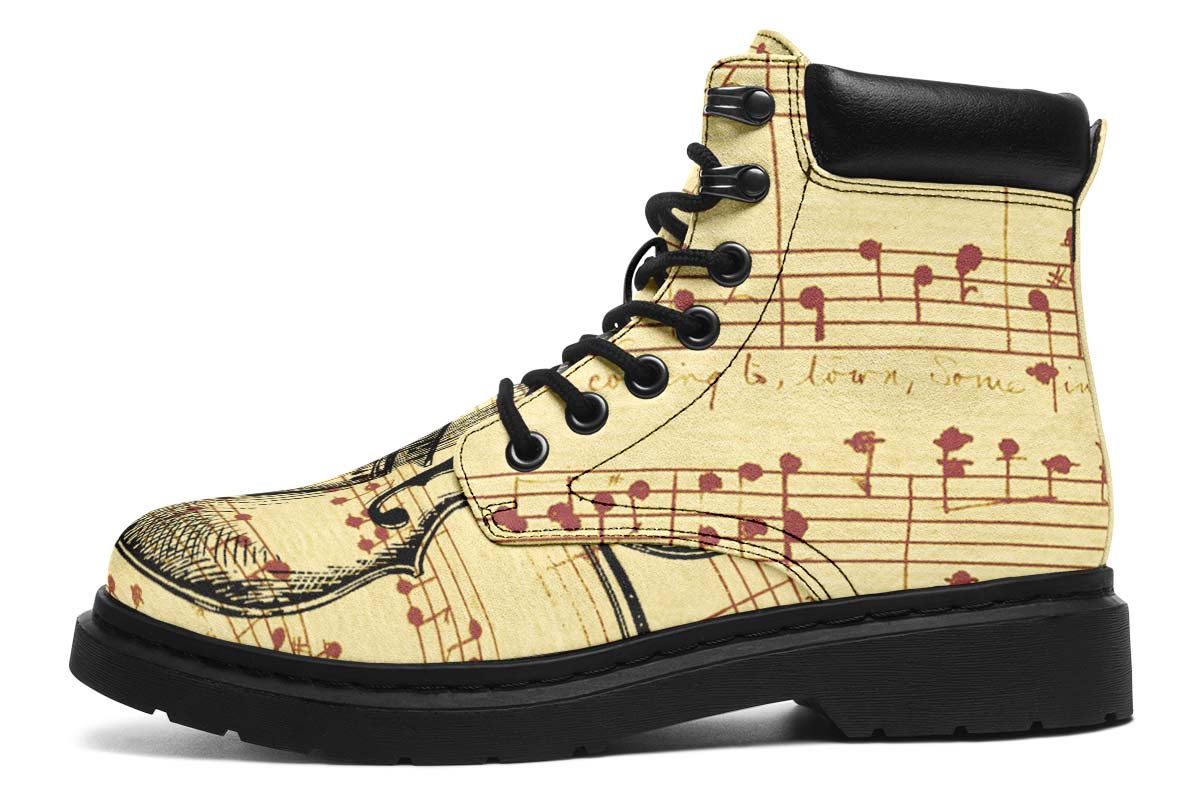 Violin Sketch Classic Vibe Boots