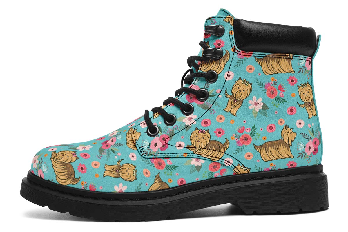 Yorkshire Terrier Flower Classic Vibe Boots