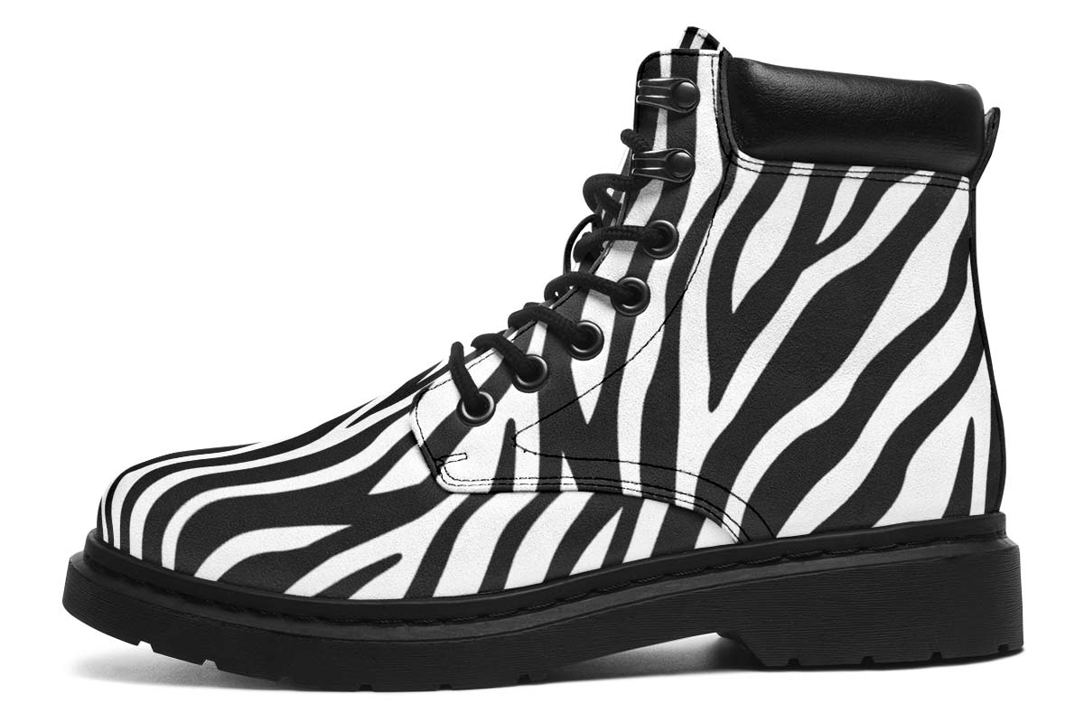 Zebra Print Classic Vibe Boots