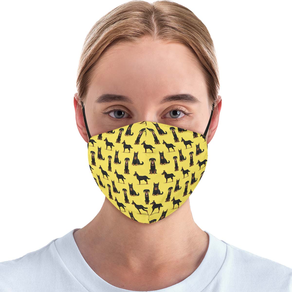 Beauceron Pattern Face Cover