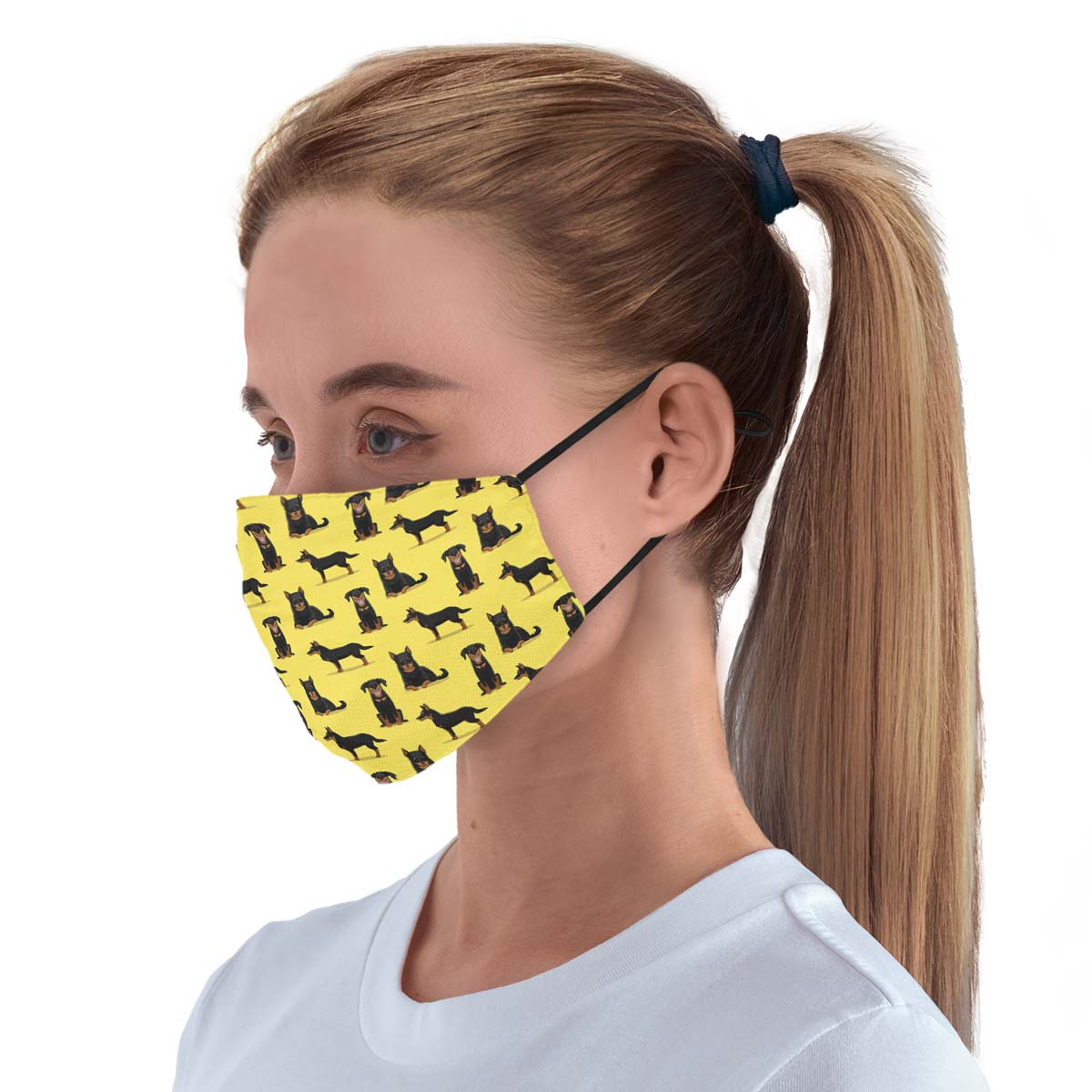 Beauceron Pattern Face Cover
