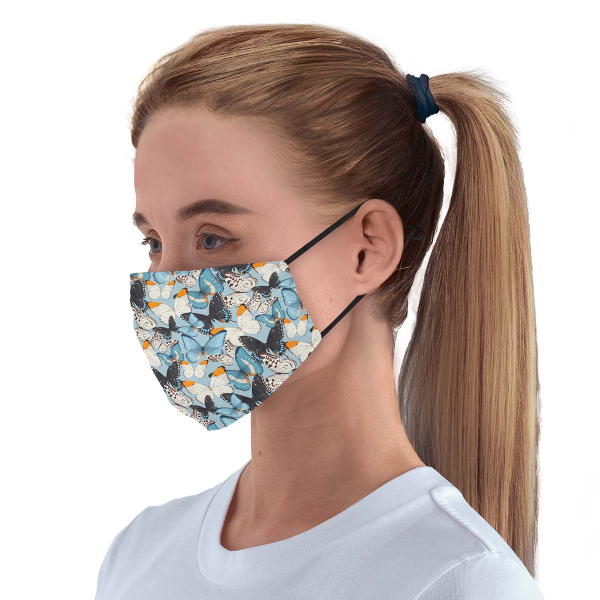 Beautiful Butterfly Pattern Face Cover