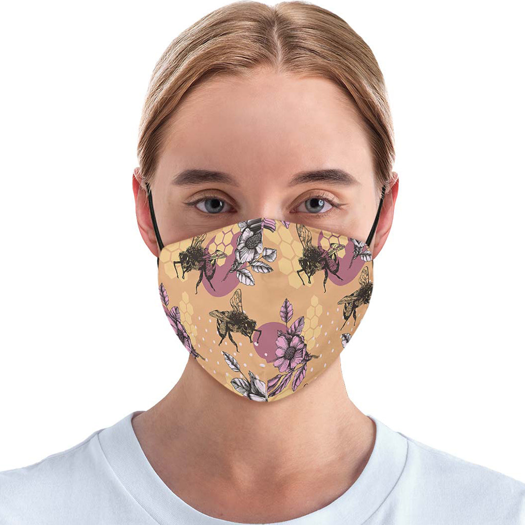 Bee Mine Face Cover