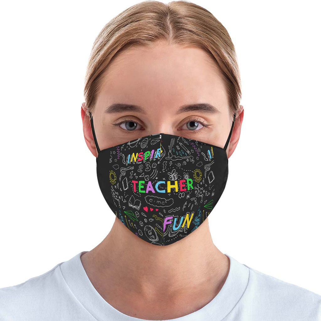 Blackboard Teacher Face Cover