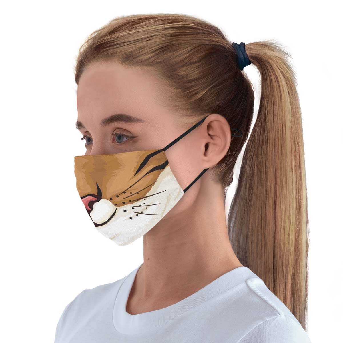 Brown Cat Face Cover