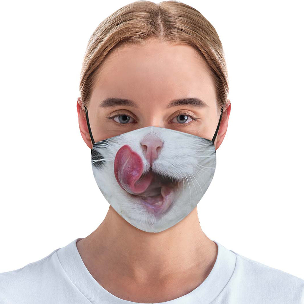 Cat Licky Face Cover