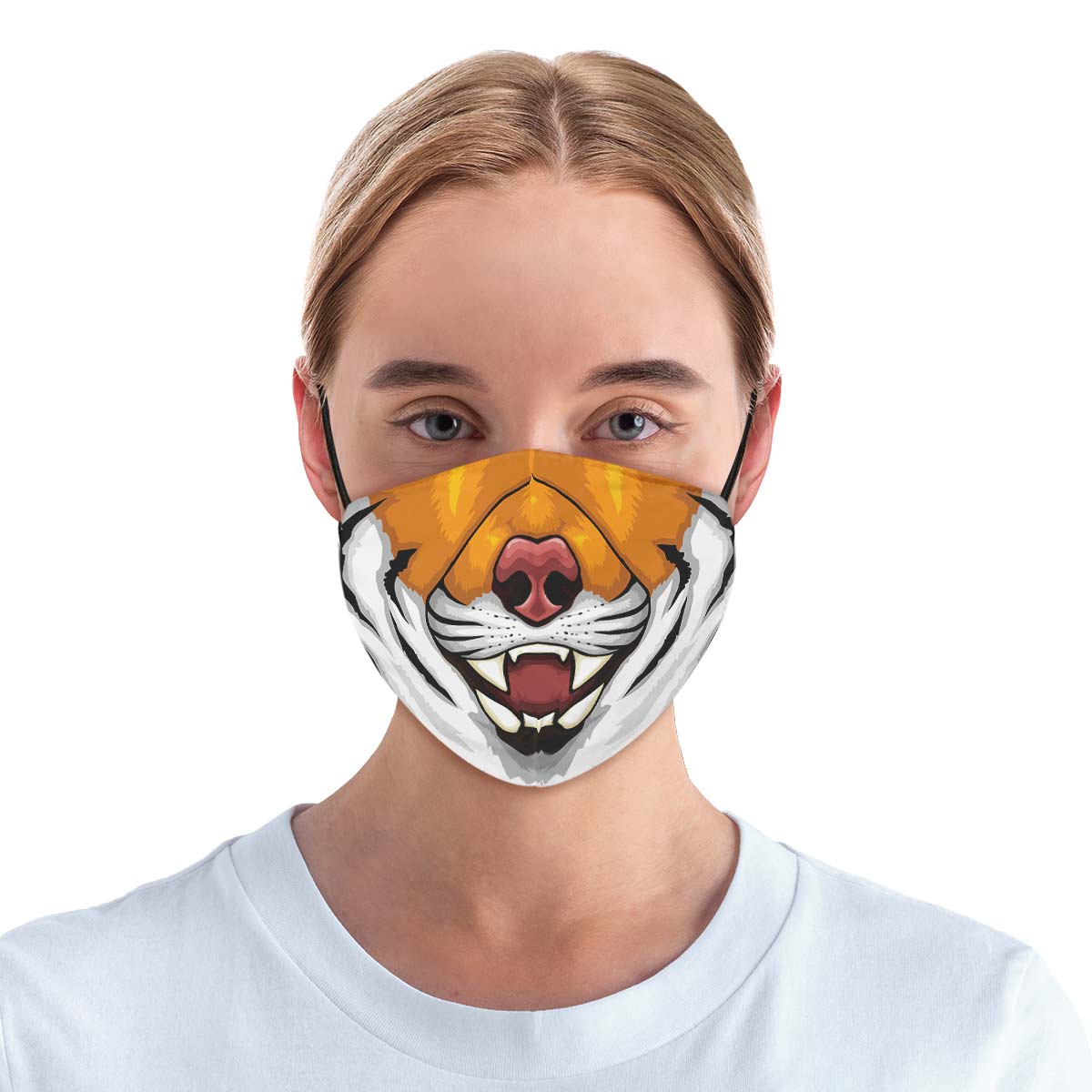 Fierce Tiger Face Cover