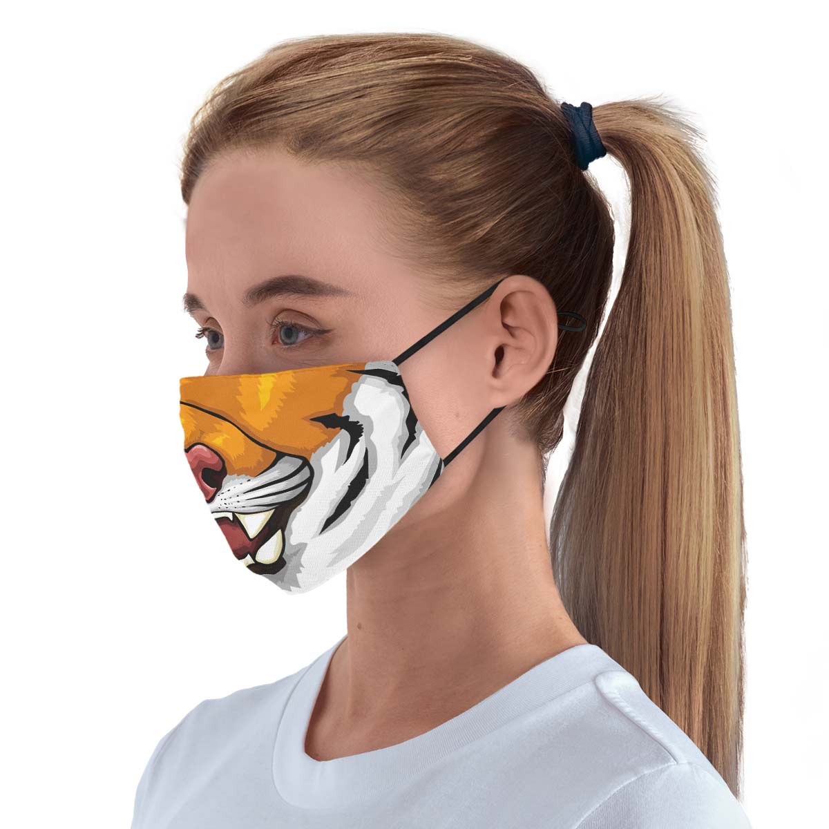 Fierce Tiger Face Cover
