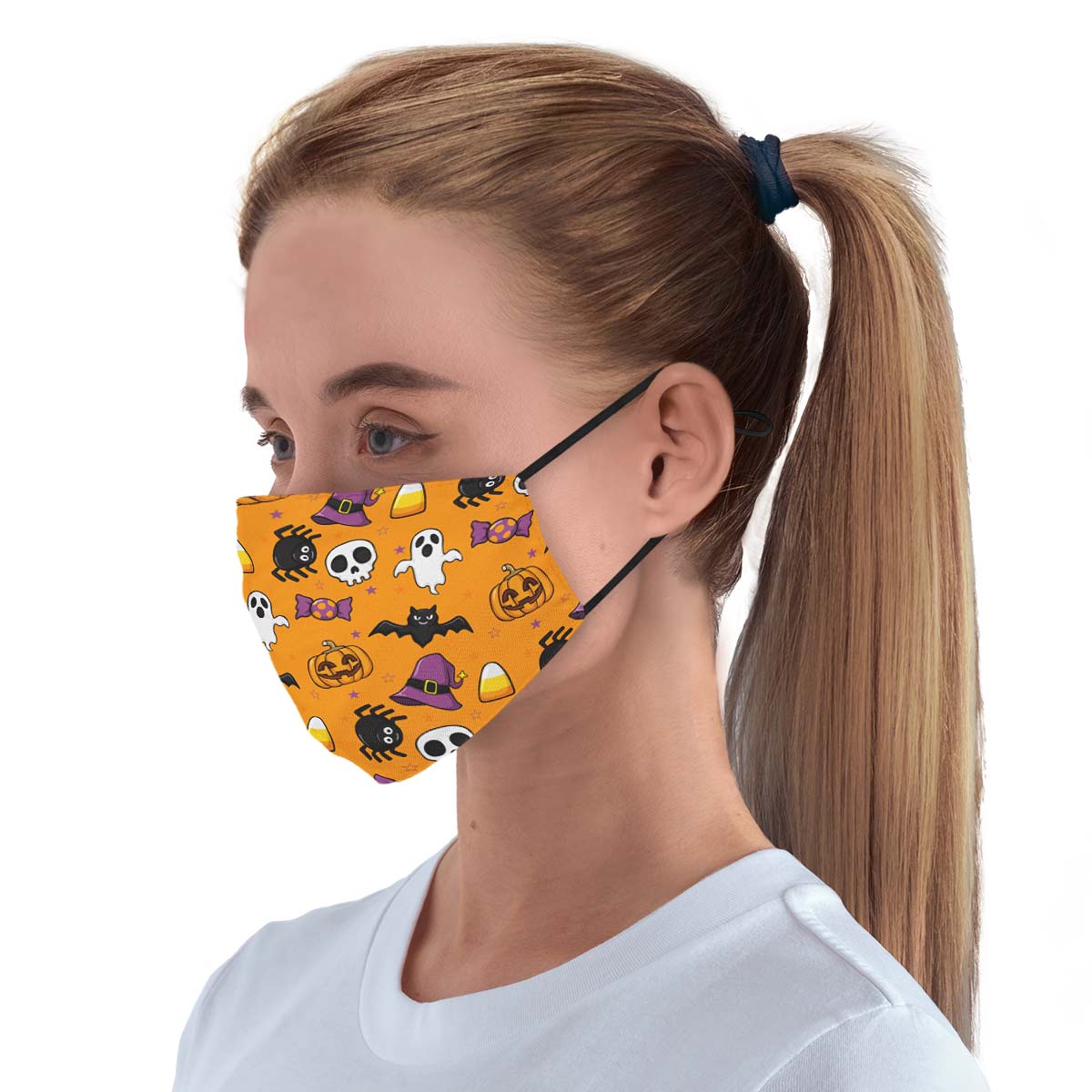 Halloween Pattern Face Cover