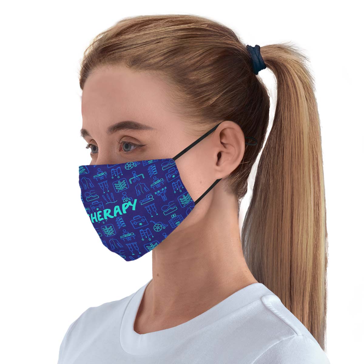 Physiotherapy Pattern Face Cover