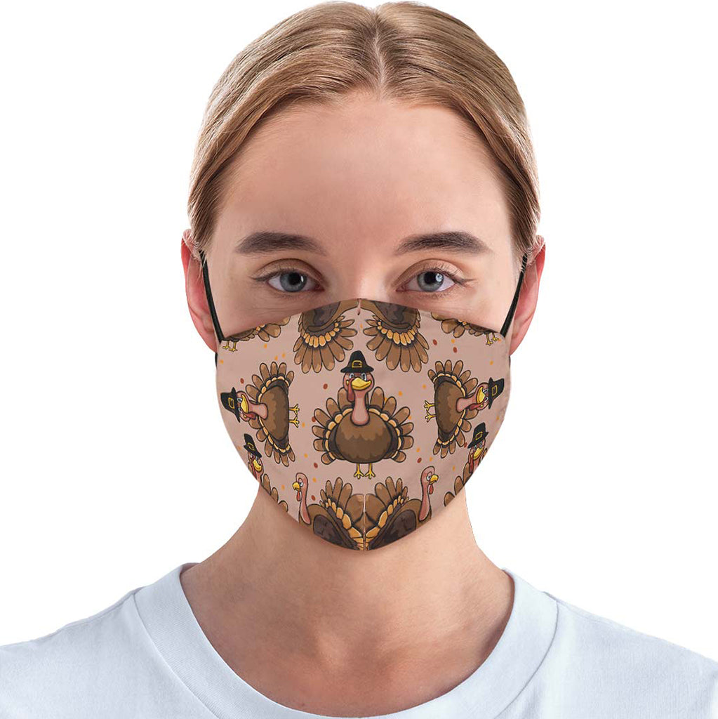 Turkey Pattern Face Cover