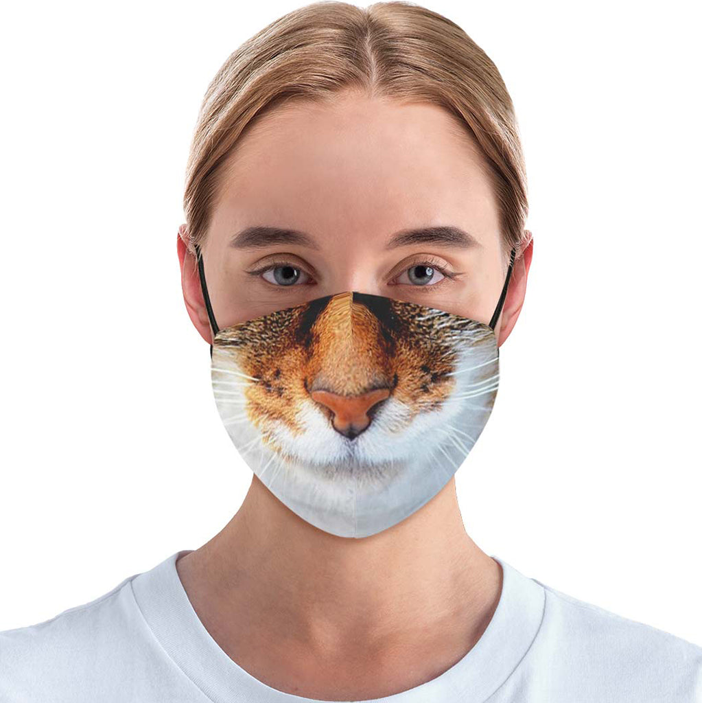 Vibrant Cat Face Cover