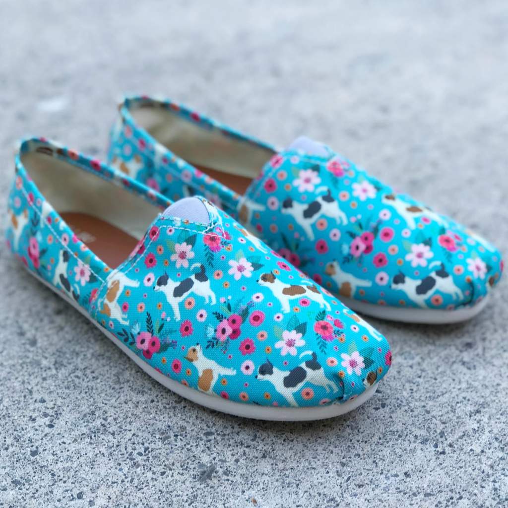 Chihuahua Flower Casual Shoes