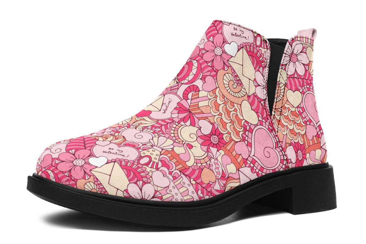 Abstract Valentines Day Neat Vibe Boots